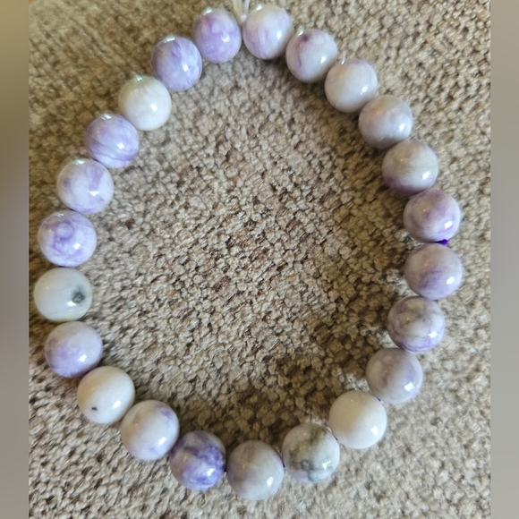 🐰SALE🐰 8mm Tiffany Stone Bracelet - Picture 1 of 5
